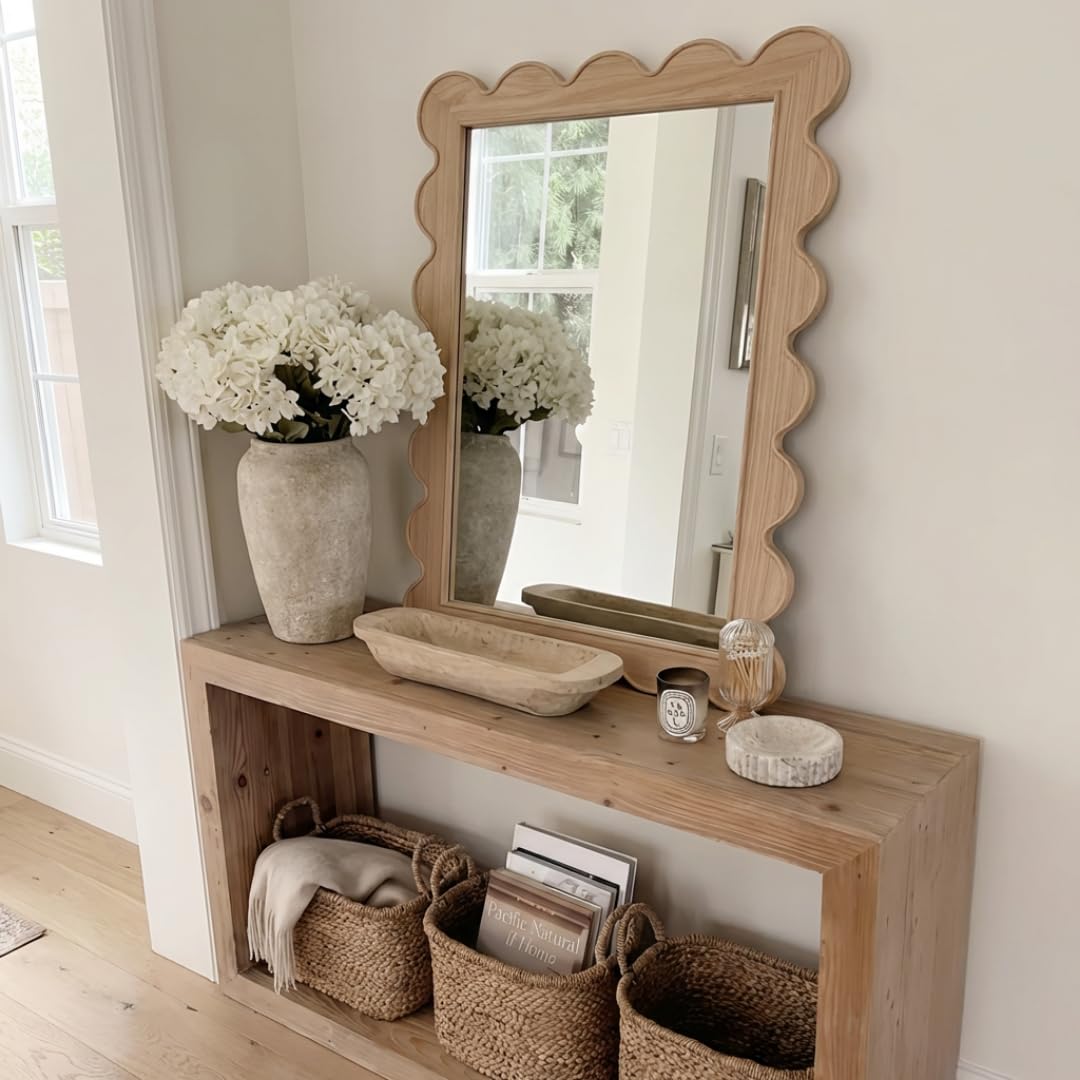 Scalloped Wall Mirror