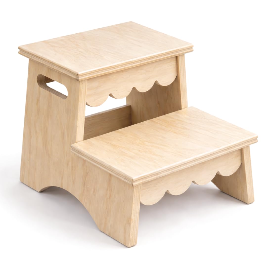 Scalloped Step Stool